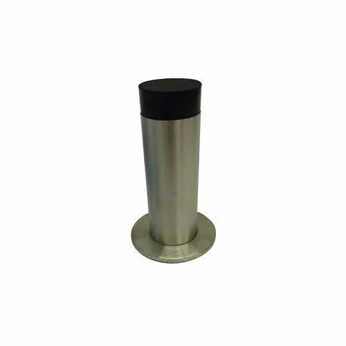 Adoored 75mm Satin Chrome Round Tube Door Stop - AUSTRALIA BRAND - Picture 1 of 5