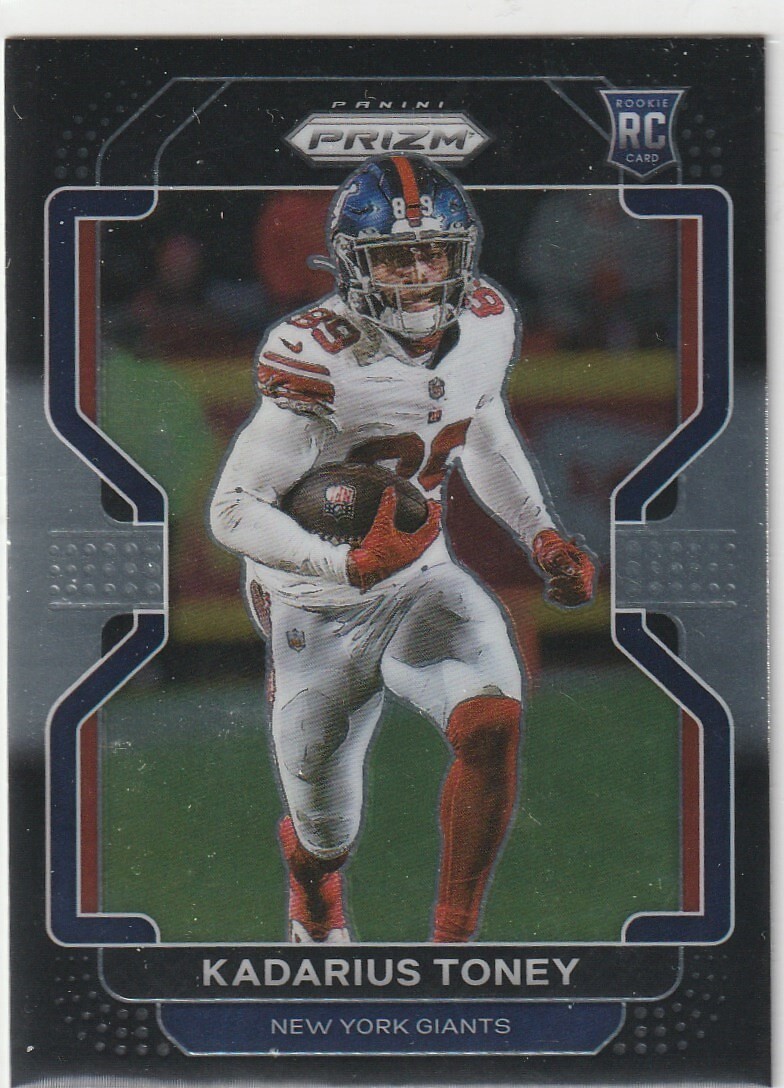 2021 Panini Chronicles Prizm Black #11 Kadarius Toney New York Giants KC Chiefs