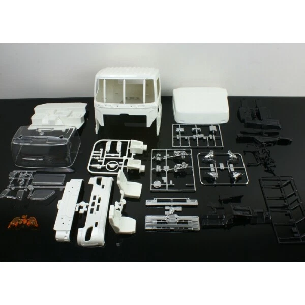 1/14 HINO 700 CAMIÓN RC CARROCERÍA TRACTOR KIT PARA TAMIYA Lesu Cab R620 770 Man R47 Foto 4 de 4