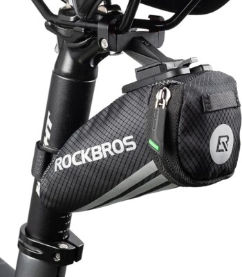 ROCKBROS Fahrradtasche Sattel Tasche Mit Halterung Werkzeugtasche Mini Rennrad