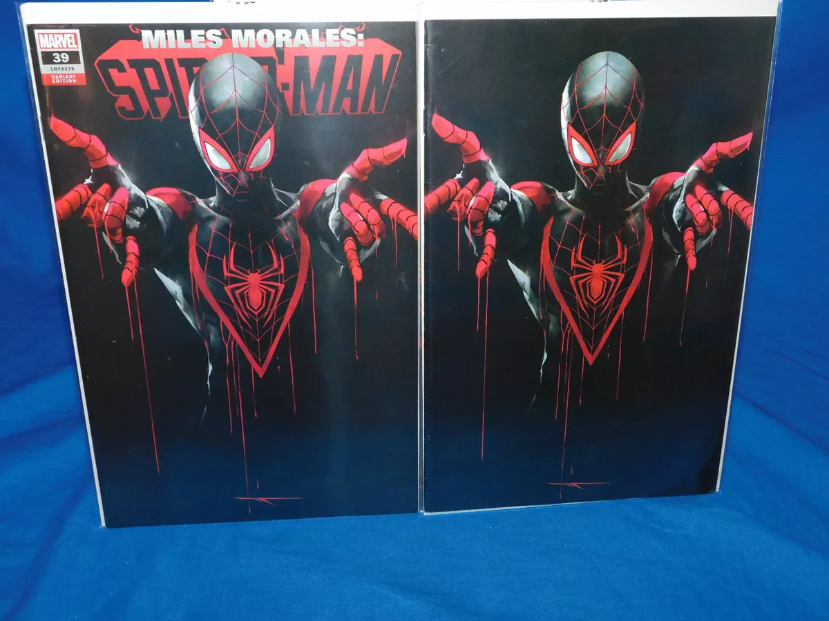 Miles Morales Spider-Man #39 Ivan Tao Drip Variant Set Trade Dress + Virgin  VF+