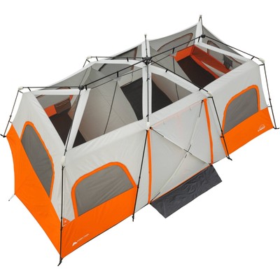 Cabin Tent Ozark Trail 12 Person Camping Family Outdoor Instant Tents 3 Room 167605032277 Ebay