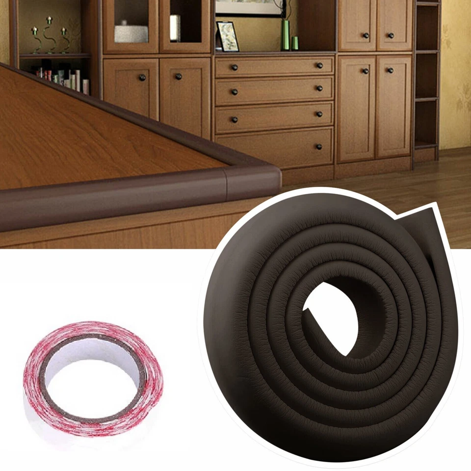 Protector de esquina de borde de cala de mesa de escritorio 2M a prueba de bebés con cojín de 4 esquinas Foto 3 de 4