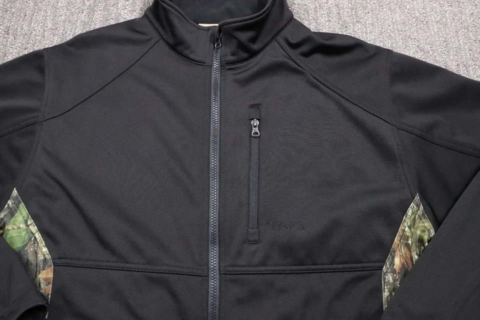 Chaqueta Tag Safari Roble Mossy Cremallera Completa Para Hombre Grande Caza Exterior Bolsillos Foto 4 de 4