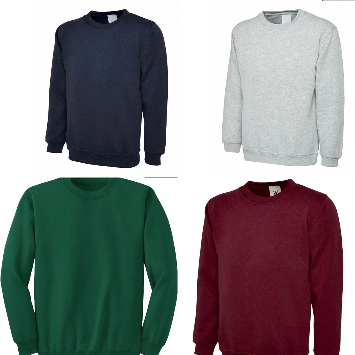 Cheap plain crew sales neck sweatshirts