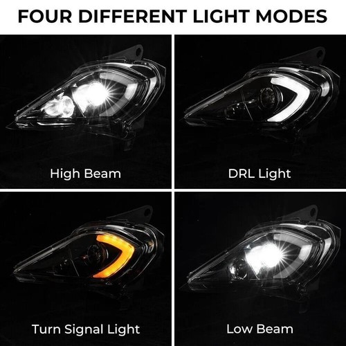 2Pcs LED Headlights Replacement For YAMAHA RAPTOR 350 700 YFZ Wolverine 2006-24 - Picture 9 of 11