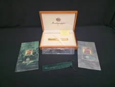 Montegrappa Reminiscence - Solid 925 Silver Vermeil Pen