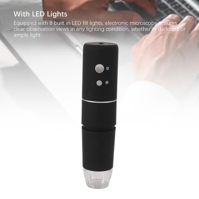 Wireless Digital Microscope 1000X Magnification 1080P HD WiFi Microscope Cam SAL