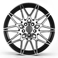 19 W709 Black Machine Staggered Wheels Rims Fits Bmw 5x120 3 4 5 Series Xdrive