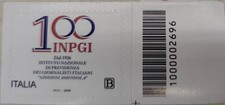 ITALIA 2026 - Cento anni dell'INPGI - Codice a barre