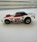 Vintage 1992 Matchbox Sam's Club TOYMAN D/174 White 1975 Dodge Challenger RARE