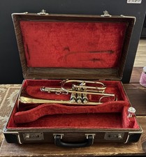 Vintage 1965 Cleveland Superior Cornet H.N. White - EXCELLENT w/ Bach 3C  Case