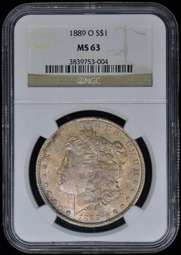 1889-O Morgan Dollar S$1 NGC MS63