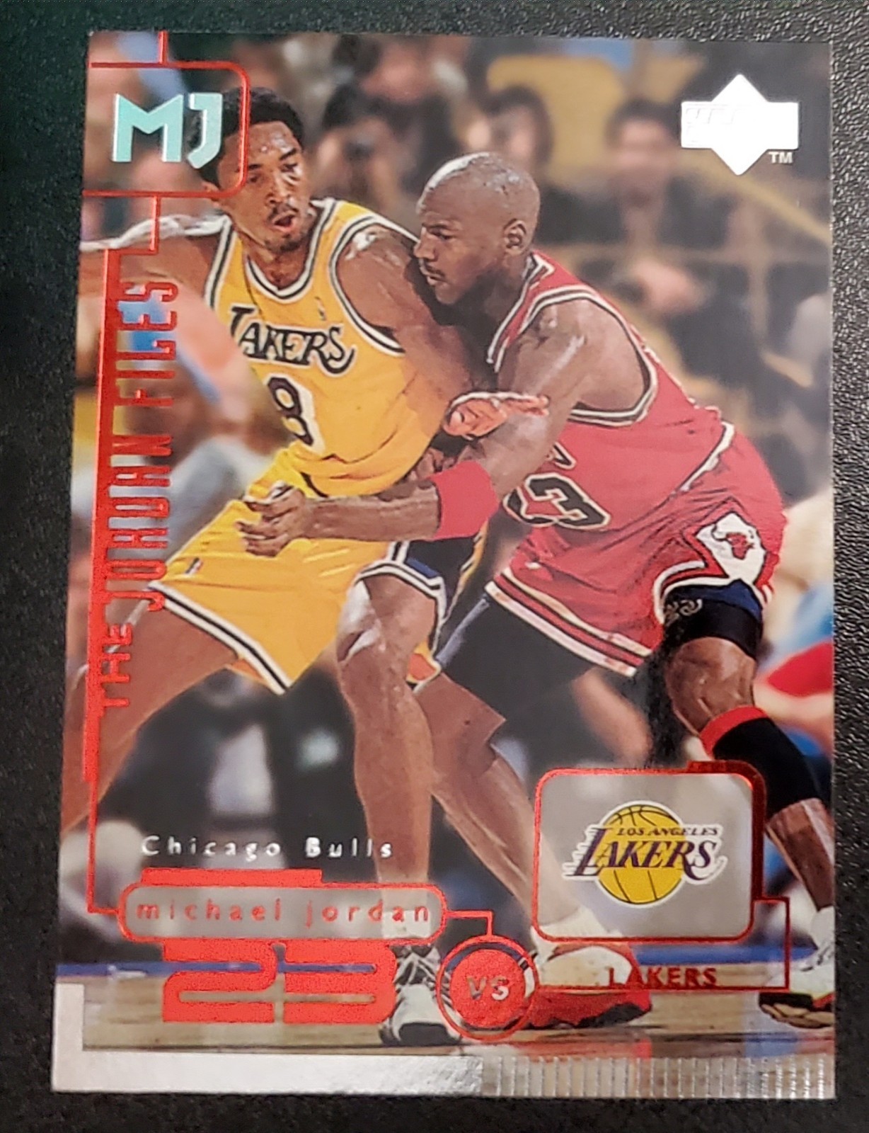 1998 Upper Deck #147 Michael Jordan The Jordan Files w/ Kobe Bryant