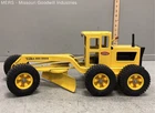 Vintage Tonka Road Grader Pressed Steel Toy Construction Vehicle Yellow