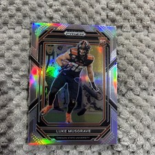 2023 Prizm Draft Picks Base Silver #158 Luke Musgrave - Oregon State Beavers