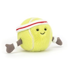 Jellycat Amuseables Sports Tennis Ball Plush Toy Birthday Gift Newborn Safe 9CM
