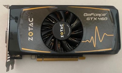 Zotac GeForce GTX 460 Synergy 768MB GDDR5 GPU ZT-40404 Works Great