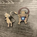 Pokemon Hidden Fates - Mewtwo & Mew Pin Set