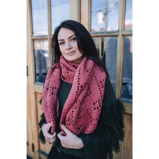 Lion Brand® Lacy Windows Shawl Crochet Yarn Kit