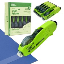 TAPE RUNNER - Double Sided Adhesive with Dispenser Roller Included - Acid Free,