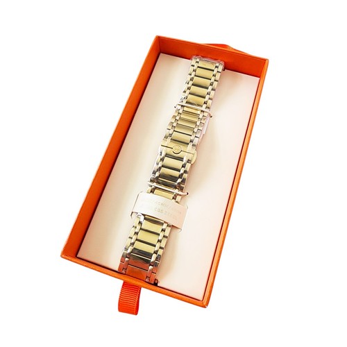 Bracelet or pour Apple Watch Tory Burch Miller 38 mm 40 mm 41 mm 42 mm TBS0094 - Photo 3 sur 8