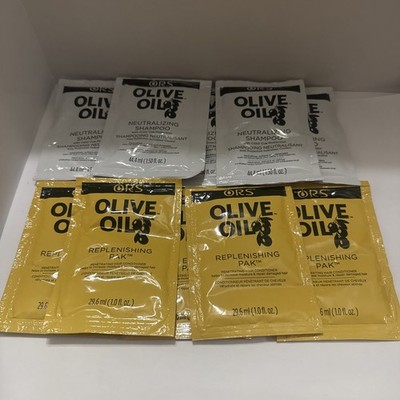 ORS Olive Oil Replenishing Pak Hair Conditioner & Neutralizing Shampoo 5 Pks Ea