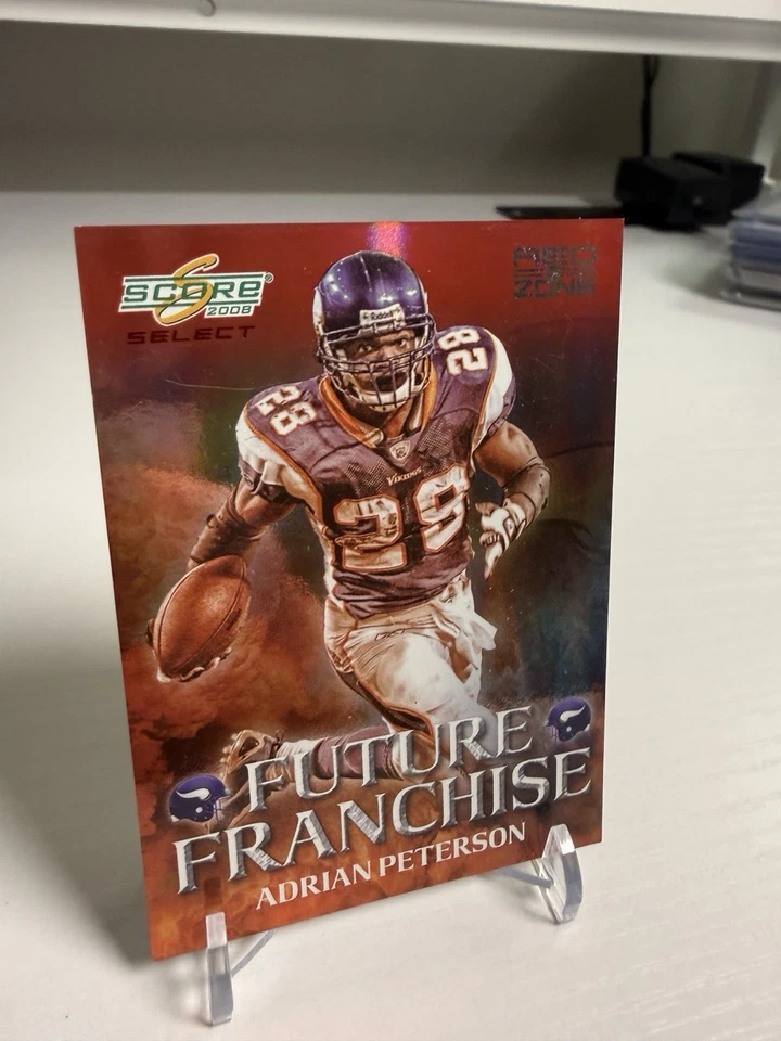 Adrian Peterson 2008 Score Select Future Franchise SP /30 #FF-4 - Image 3 of 4