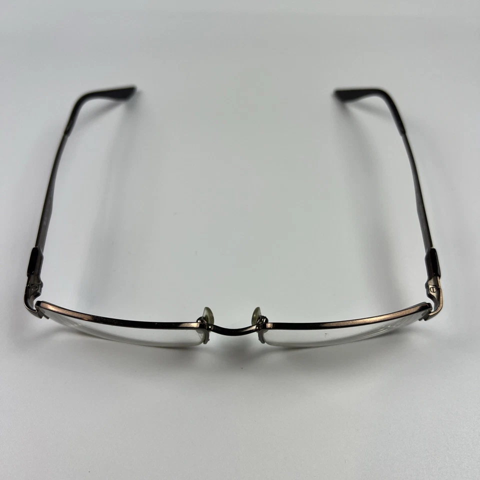 RAY BAN RB 6156 2511 BROWN SEMI RIMLESS EYEGLASSES 52-17-140 Frames Only w/ Case - Image 3 of 4