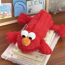 Cute Red Mockingbird Plush Pencil Case Student Stationery School Supplies