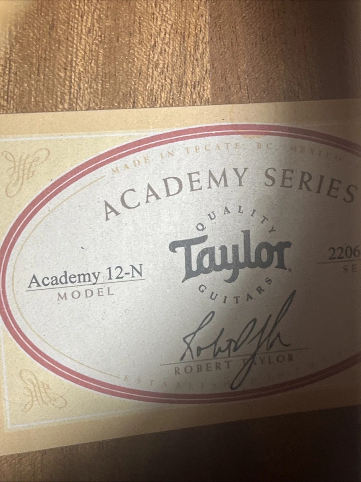 Taylor Academy 12-N Grand Concert Nylon-String Acoustic Guitar - Image 3 of 4