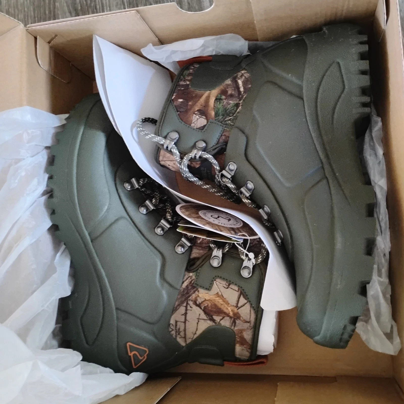Ozark Trail Hunting Rain Boots Mens Size 6 Green Camo Waterproof Realtree
Opens in a new window or t