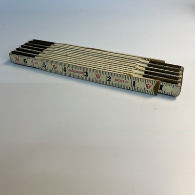 Vintage Master Guardsman Folding Rule No 996 Wood Carpenter Ruler