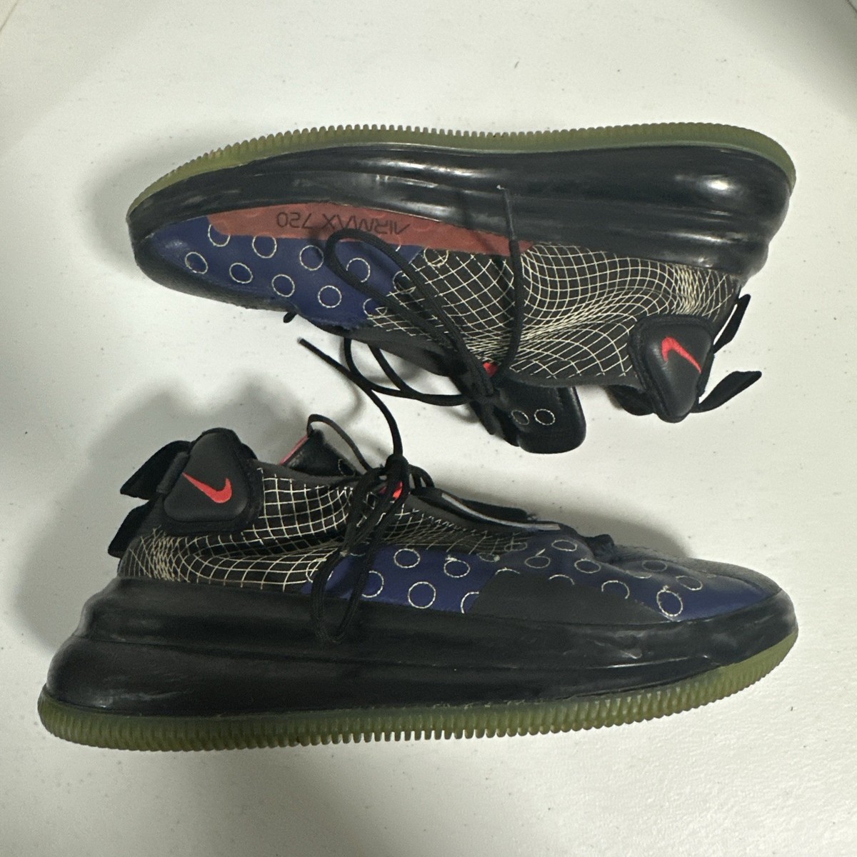 Nike Air Max 720 Waves D/MS/X Mens Athletic Shoes BQ4430-400 Mens Size 11.5* Nike Air Max 720 Waves D/MS/X Blue Void | eBay main image 2