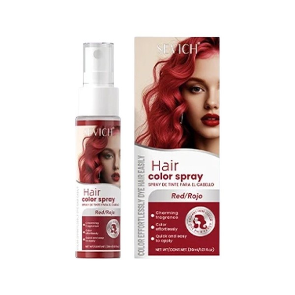 Spray líquido tinte único spray color cabello 30 ml moda❃ Y6F2