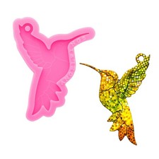Hummingbird Silicone Mold Epoxy Resin Mold for DIY Jewelry Making Keychain