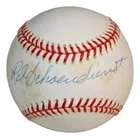 Red Schoendienst Autographed Official National League Baseball Cardinals