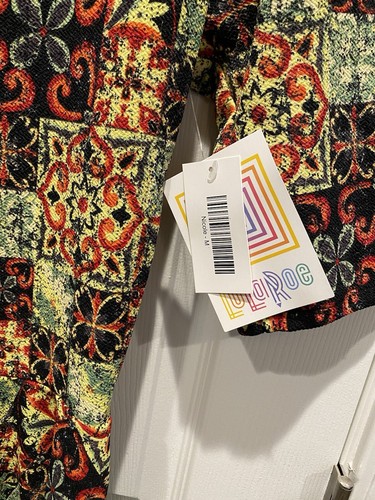 Lularoe Nicole Fit & Flare Kleid Medium Mehrfarbig Stretch Bequem Neu mit Etikett - Bild 6 von 17