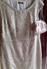 *Vera Mont* Set Damen Kleid Cocktailkleid inkl.Schal+Tasche Rosé