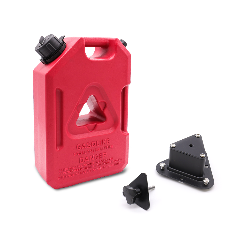 1 Gallon Gas Can/Tank, Spare Fuel Container, OffRoad Red, with Bracket eBay