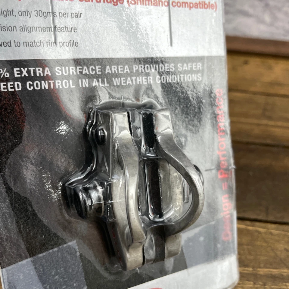 Vintage Aztec Mags Brake Pads Black Gray Threaded Nut Cartridge Road Set - Image 2 of 4