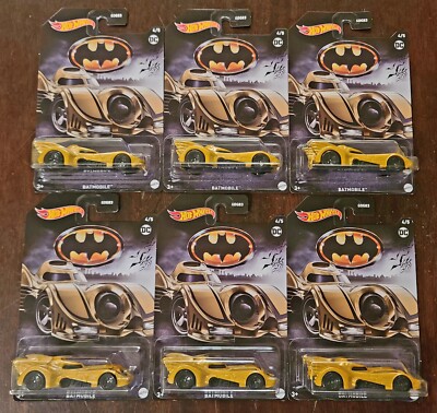 Hot Wheels 2023 DC Batman 1989 Batmobile Gold Walmart Exclusive