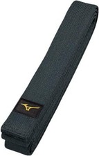 Cintura Mizuno Judo gi Kuro Obi Nera con Modello Omologazione Ufficiale Giappone IJF Nuova