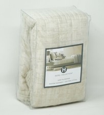 Hotel Collection Modern Colonnade 100 Pima Cotton Pillow Sham - EURO - Cream
