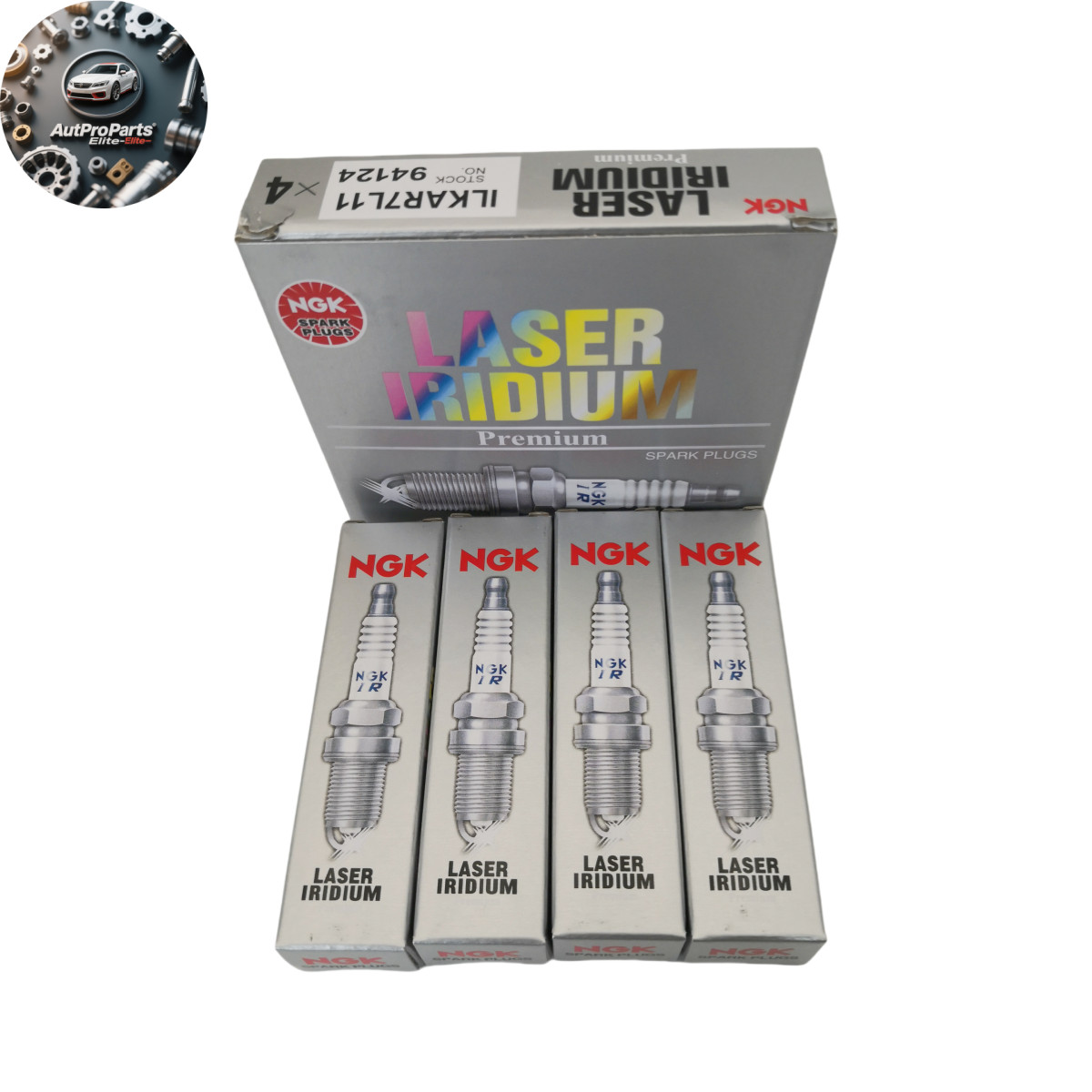 ILKAR7L11 NGK 94124 Set of 4 Laser Iridium Spark Plugs  For Mazda CX-5 2013-2015