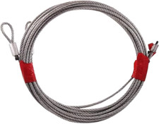 Câble ressort torsion assemblage 1/8" 7x7 brin 2591mm pour porte de garage 7 pieds