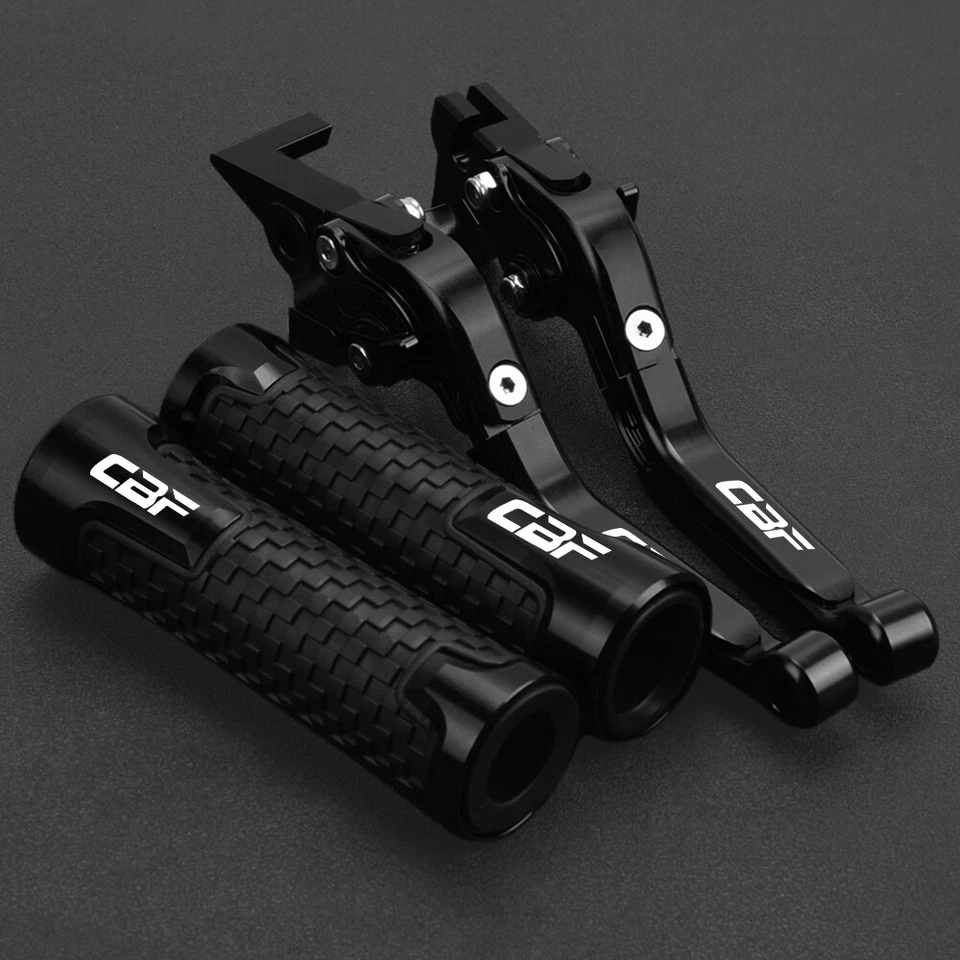 Aluminum Brake Clutch Levers Handlebar Grips FOR HONDA CBF500 CBF600 CBF1000 Foto 2 de 4