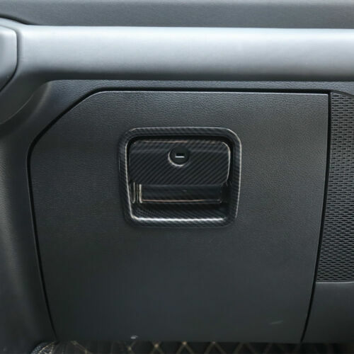 Co-pilot Storage Box Switch Cover Trim For Jeep Wrangler JL 2018-20 Carbon Fiber - Bild 4 von 10