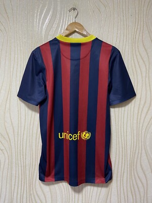 BARCELONA 2013 2014 HOME FOOTBALL SHIRT SOCCER JERSEY NIKE 532825