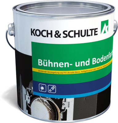 BÜHNEN & BODENFARBE, SCHWARZ MATT FÜR THEATER & BÜHNE 5L/23,00  KOCH & SCHULTE